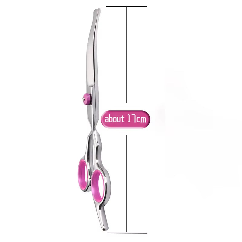 Professional Pet Hair Scissors 7 Inch Dog Hair Grooming Scissors Pet Grooming Tools Kit 6''' Stainless Steel Pet Scissors
