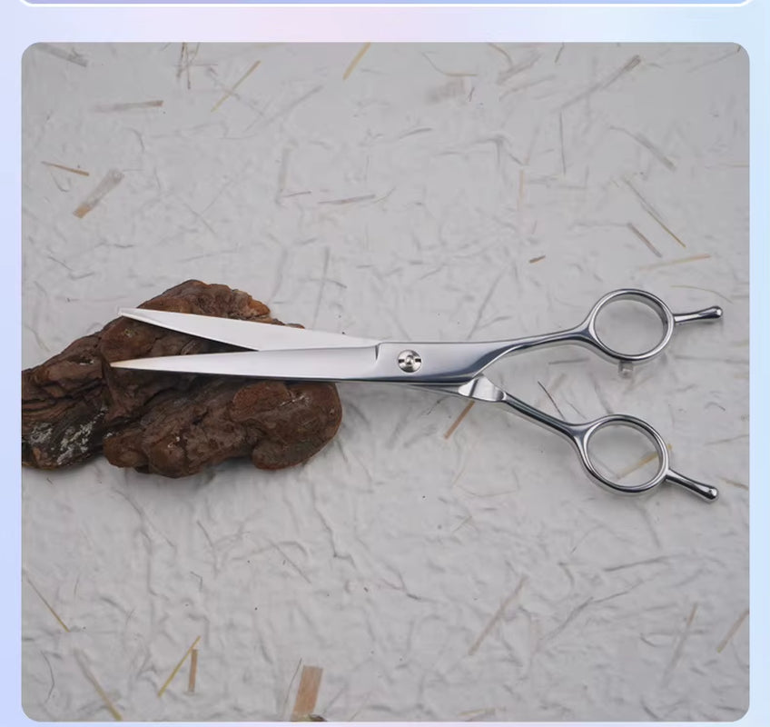 Professional Pet Hair Scissors 7 Inch Dog Hair Grooming Scissors Pet Grooming Tools Kit 6''' Stainless Steel Pet Scissors