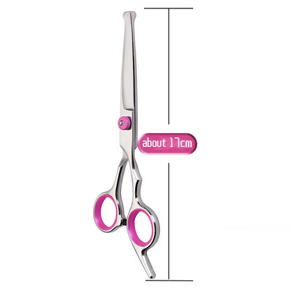 Professional Pet Hair Scissors 7 Inch Dog Hair Grooming Scissors Pet Grooming Tools Kit 6''' Stainless Steel Pet Scissors