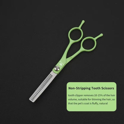 Professional Pet Hair Scissors 7 Inch Dog Hair Grooming Scissors Pet Grooming Tools Kit 6''' Stainless Steel Pet Scissors