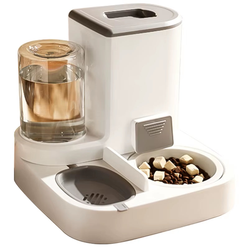Pet Automatic Feeder and Water Dispenser 2 in 1 for Cats Dogs Supplies Water Bottle Dog Food Bowl Auto Feeding Cat Bowl