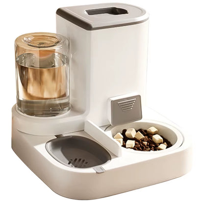 Pet Automatic Feeder and Water Dispenser 2 in 1 for Cats Dogs Supplies Water Bottle Dog Food Bowl Auto Feeding Cat Bowl
