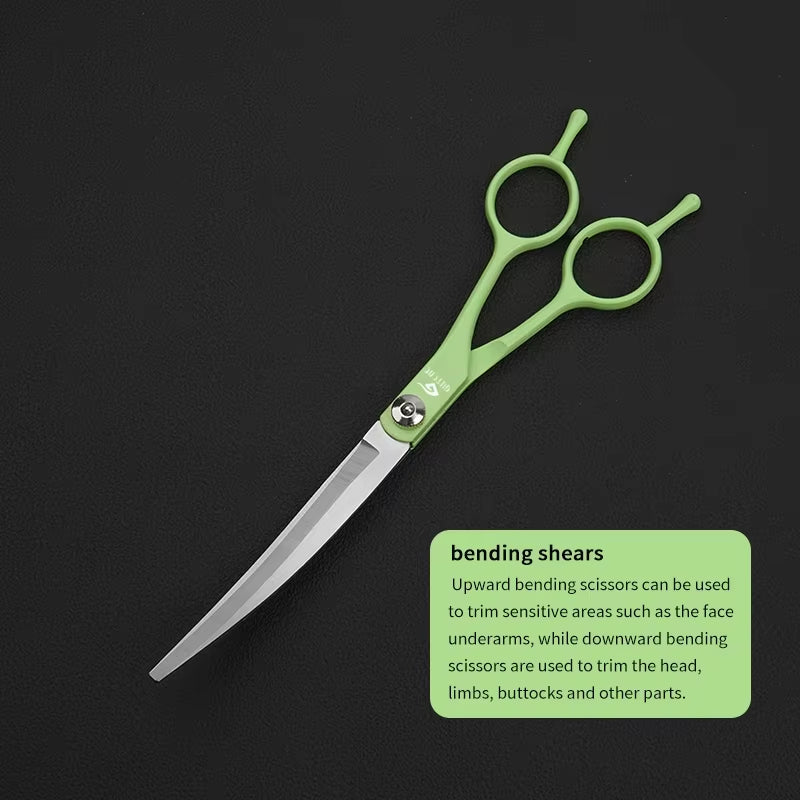Professional Pet Hair Scissors 7 Inch Dog Hair Grooming Scissors Pet Grooming Tools Kit 6''' Stainless Steel Pet Scissors