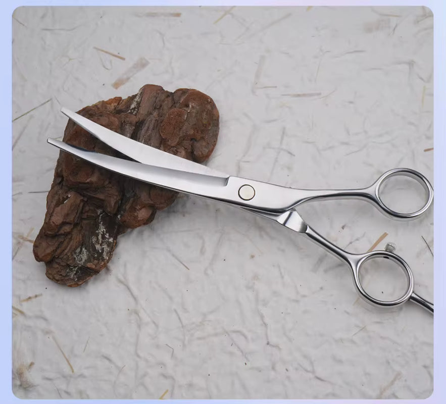 Professional Pet Hair Scissors 7 Inch Dog Hair Grooming Scissors Pet Grooming Tools Kit 6''' Stainless Steel Pet Scissors