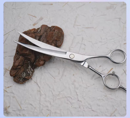 Professional Pet Hair Scissors 7 Inch Dog Hair Grooming Scissors Pet Grooming Tools Kit 6''' Stainless Steel Pet Scissors