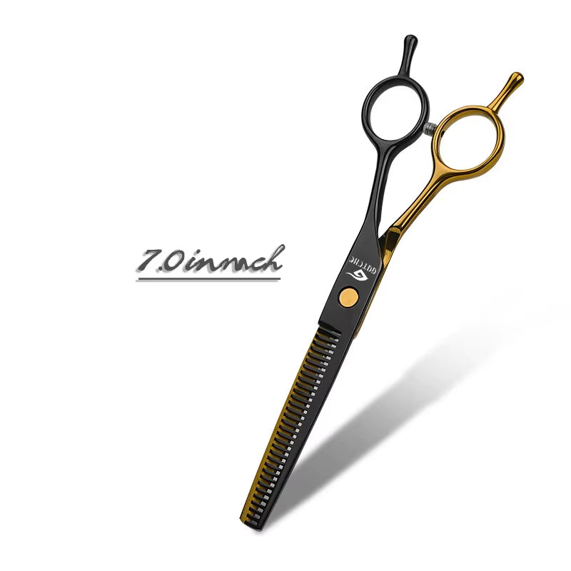 Professional Pet Hair Scissors 7 Inch Dog Hair Grooming Scissors Pet Grooming Tools Kit 6''' Stainless Steel Pet Scissors