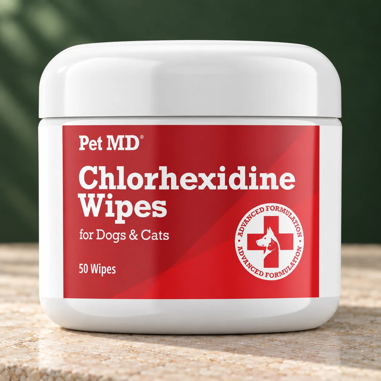 Topical Wipes for Cleansing - with Aloe for Cats and Dogs - 50 Count