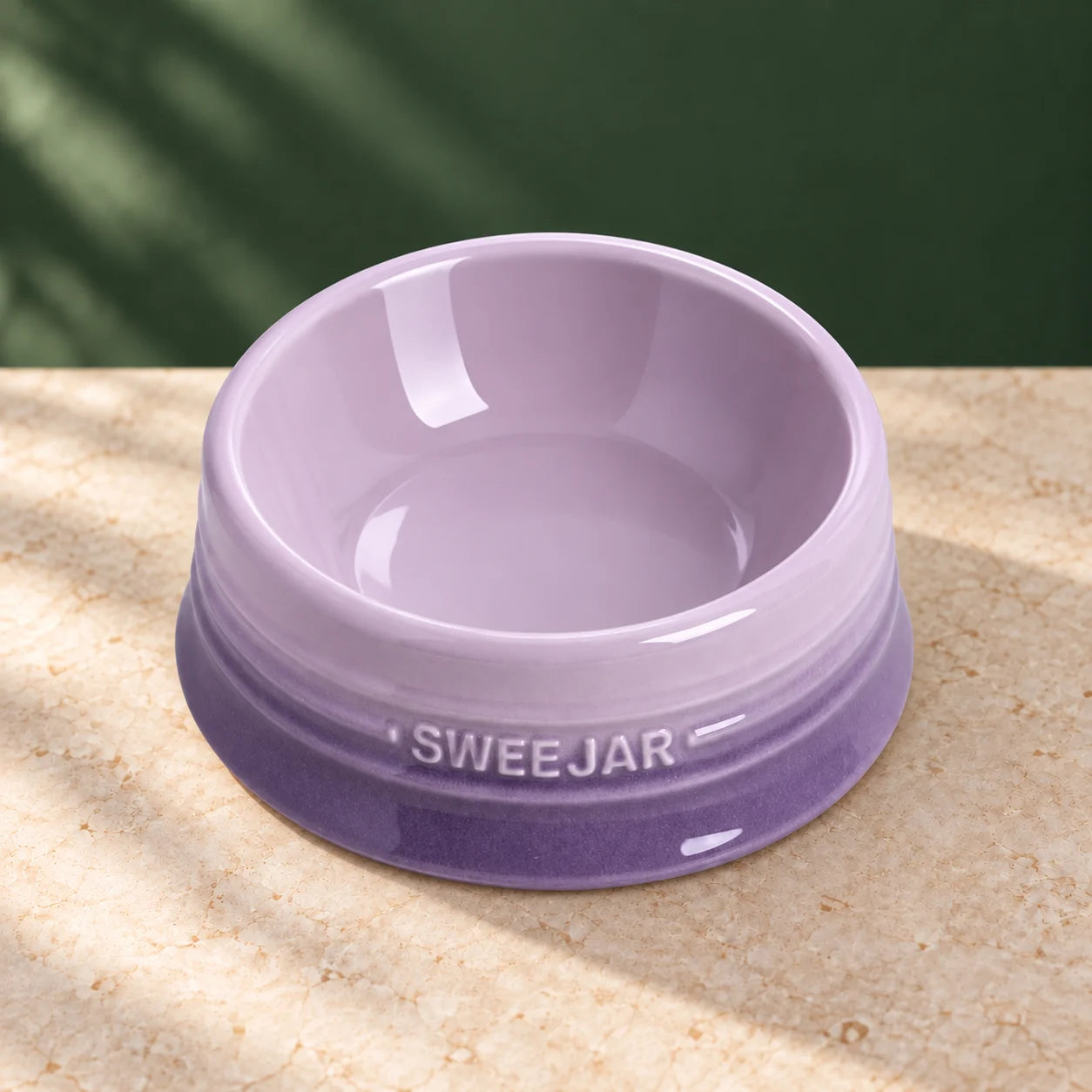 SWEEJAR Gradient Ceramic Bowl - Small (8Oz) / Gradient Purple, Medium (18Oz) / Gradient Purple, Large (32Oz) / Gradient Purple - product view