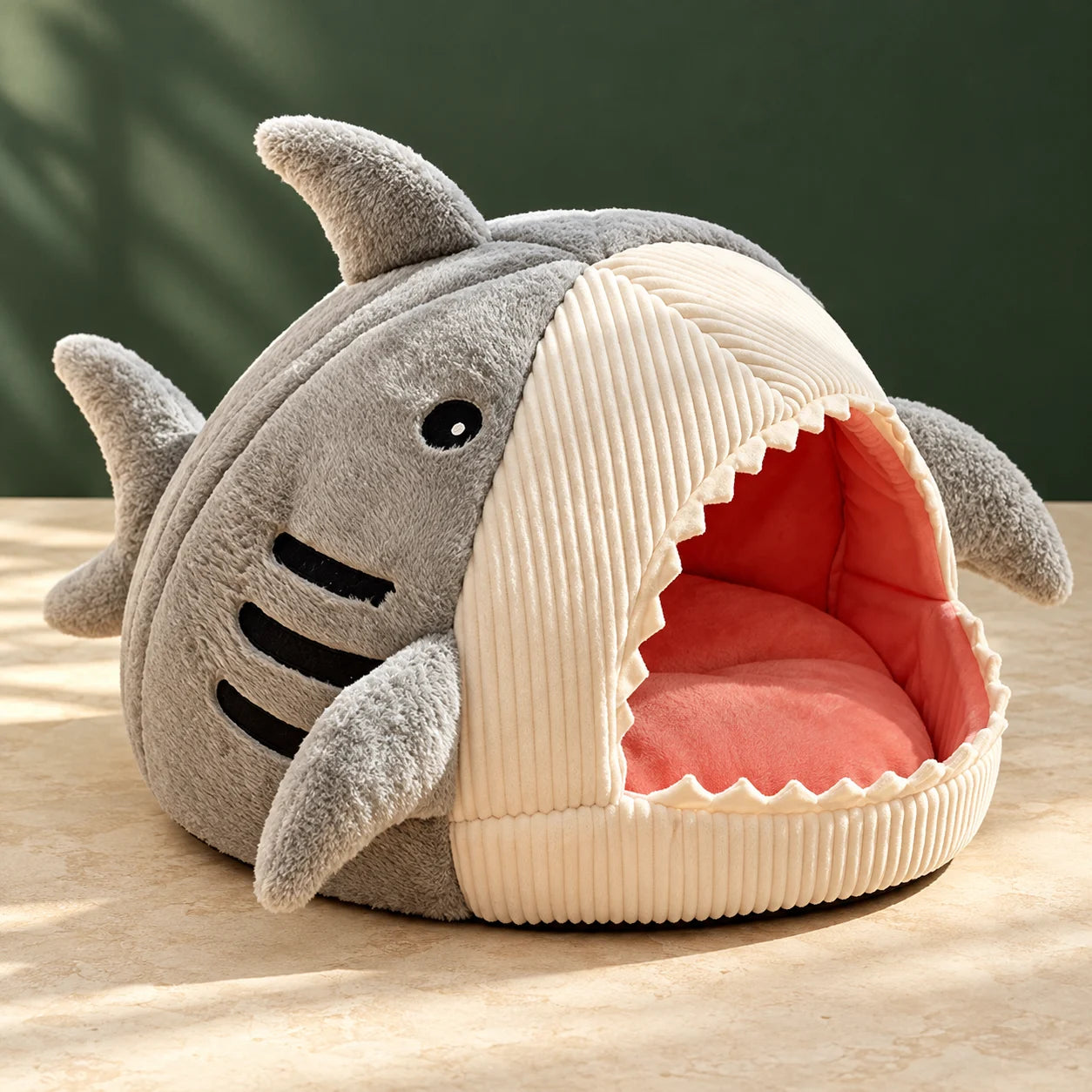 Cozy Shark Cave Bed
