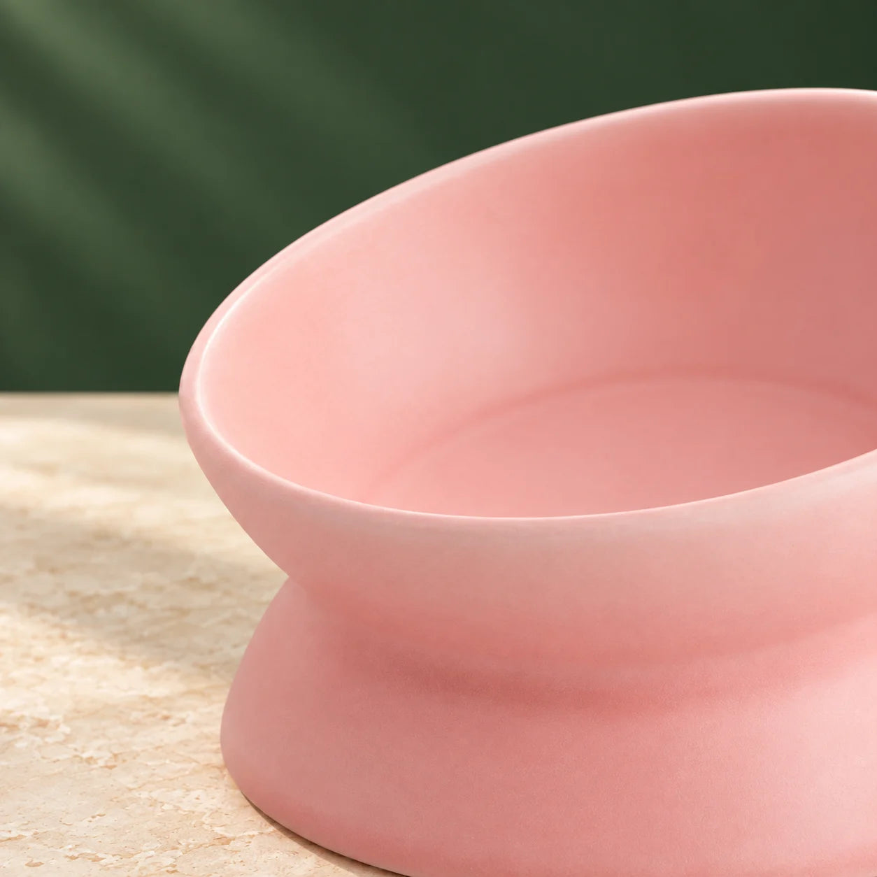 New Luxurious Modern Ceramic round Bowl-Cat & Dog Pet Bowls with Sloped Rim Elevated Base Zhejiang Made for Dogs Cats Feeding
